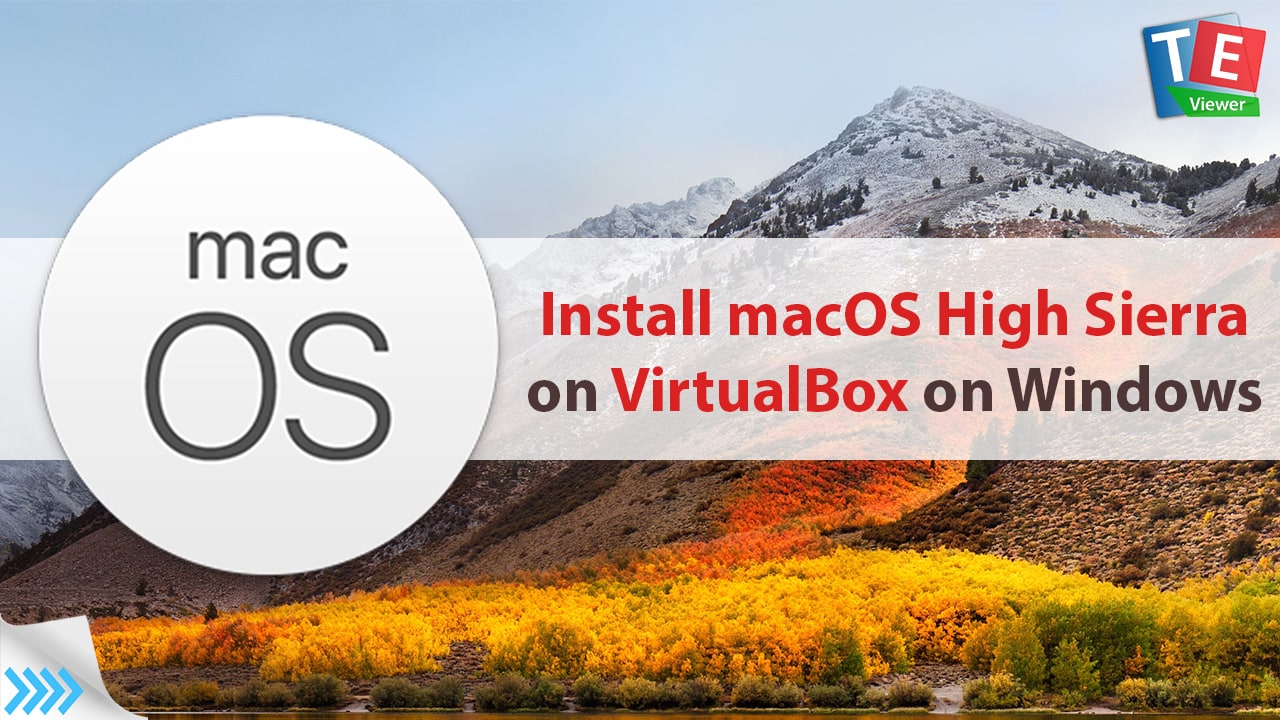 macos high sierra iso for virtualbox